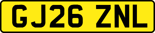 GJ26ZNL