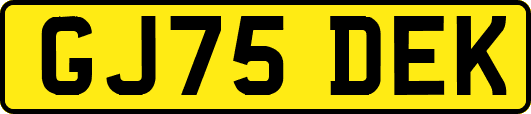 GJ75DEK