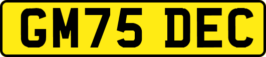 GM75DEC