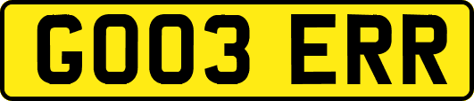 GO03ERR