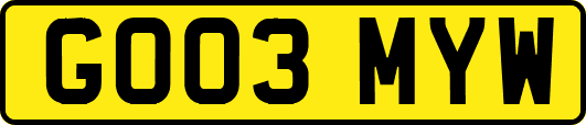 GO03MYW