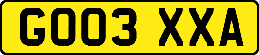 GO03XXA