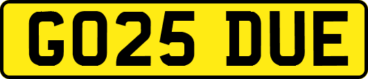 GO25DUE
