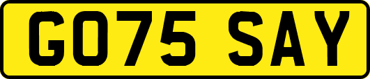 GO75SAY