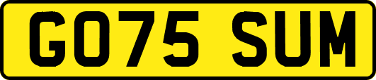 GO75SUM