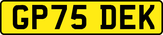 GP75DEK