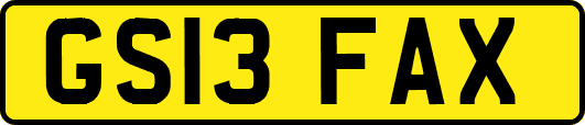GS13FAX