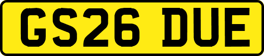 GS26DUE