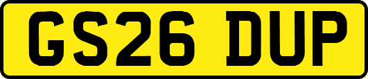 GS26DUP