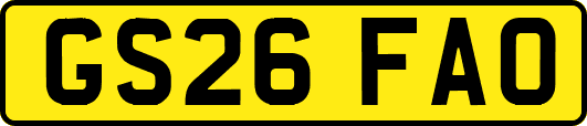 GS26FAO
