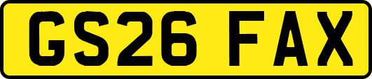 GS26FAX