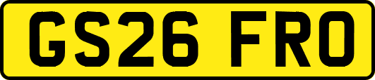 GS26FRO
