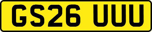 GS26UUU