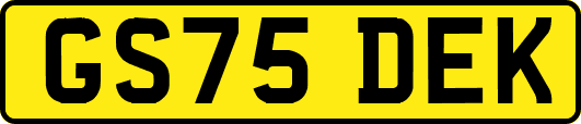 GS75DEK
