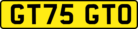 GT75GTO