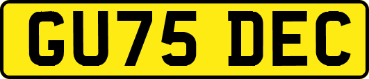 GU75DEC