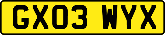 GX03WYX