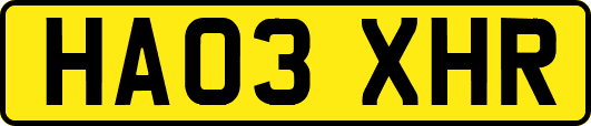 HA03XHR