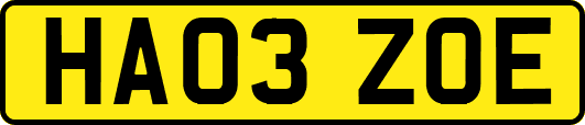 HA03ZOE