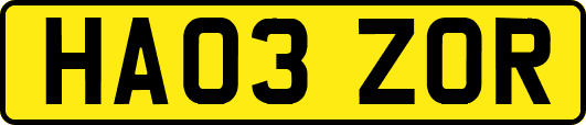 HA03ZOR