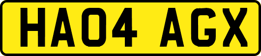 HA04AGX