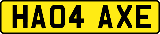 HA04AXE