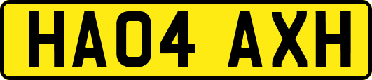 HA04AXH