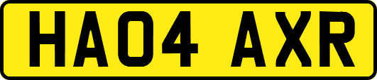 HA04AXR
