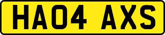 HA04AXS
