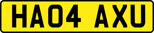 HA04AXU