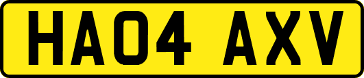 HA04AXV
