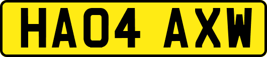 HA04AXW
