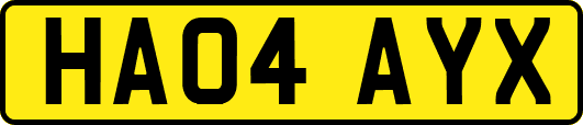 HA04AYX