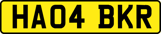 HA04BKR