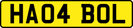 HA04BOL