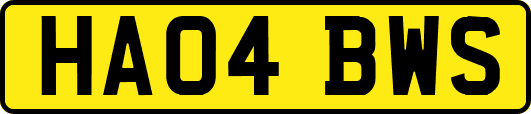 HA04BWS