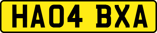 HA04BXA