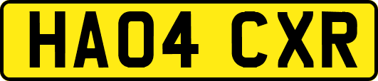 HA04CXR