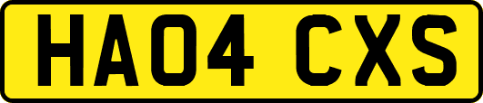 HA04CXS