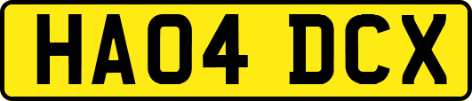 HA04DCX