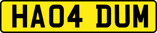 HA04DUM