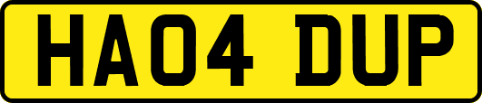 HA04DUP