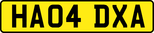 HA04DXA