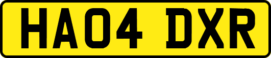 HA04DXR