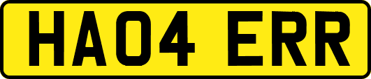 HA04ERR