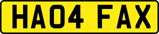 HA04FAX