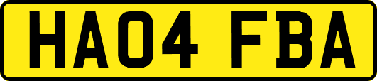 HA04FBA