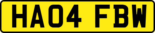 HA04FBW