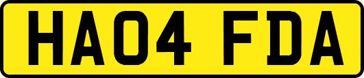 HA04FDA