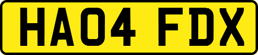 HA04FDX